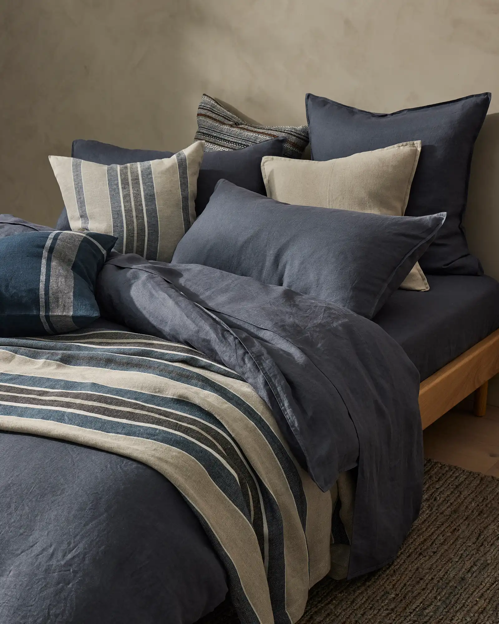 Ravello Quilt Cover Denim - Image 5